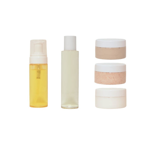 Skincare range for clear and glowing enriched with niacinamide - sample kit