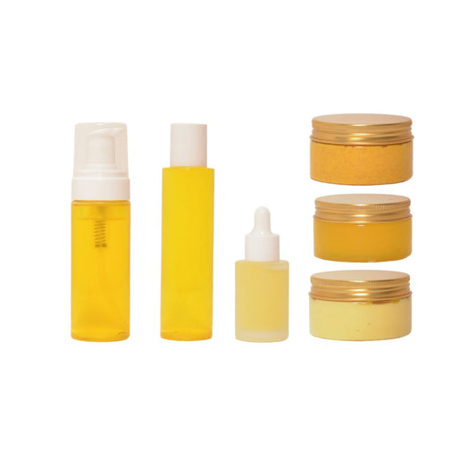 Skincare brightening range enriched with turmeric, beta carotene & carrot