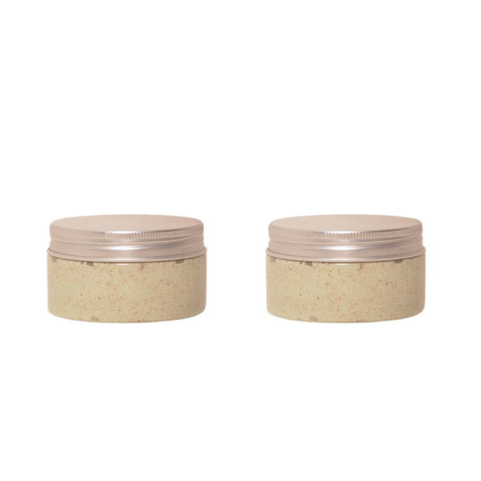 Healing facial scrub with moringa, hemp, goat milk & mulberry