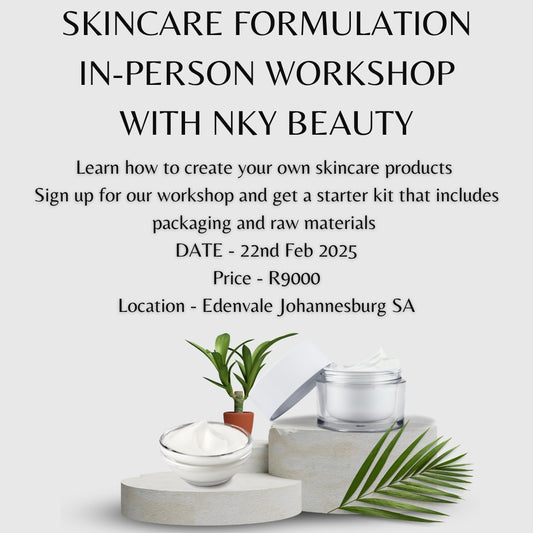 Skincare formulating workshop -  22nd Feb 2025